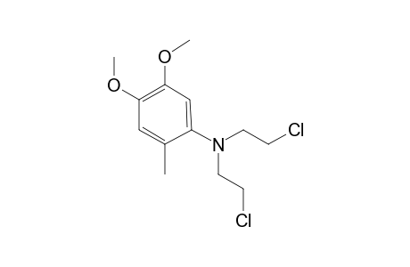 3,4-Dimethoxy-6-[bis-chloroethyl]amino toluene