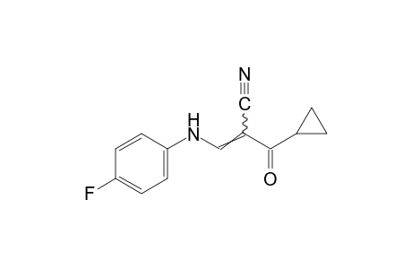 2-(cyclopropylcarbonyl)-3-(p-fluoroanilino)acrylonitrile