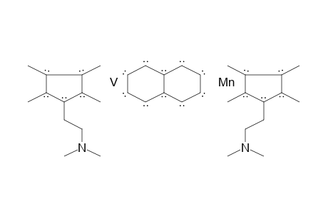 Bis[(2-dimethylaminoethyl)tetramethylcyclopentadienyl]-vanadium-manganese-naphthalene