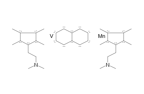 Bis[(2-dimethylaminoethyl)tetramethylcyclopentadienyl]-vanadium-manganese-naphthalene