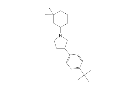Pyrrolidine, 1-(3,3-dimethylcyclohexyl)-3-[4-(1,1-dimethylethyl)phenyl]-