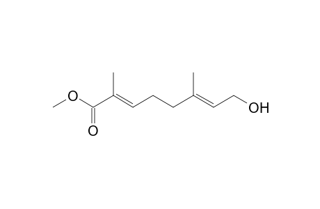 Methyl 6-methyl-8-hydroxyocta-2,6-dien-2-carboxylate (.ommaga.-Methoxycarbonylgeraniol)