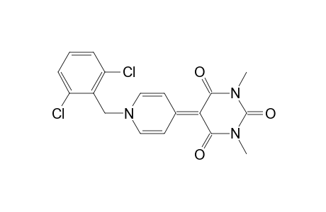 5-[1-(2,6-Dichlorobenzyl)-1,4-dihydropyridin-4-ylidene]-1,3-dimethyl-hexahydropyrimidin-2,4,6-trione