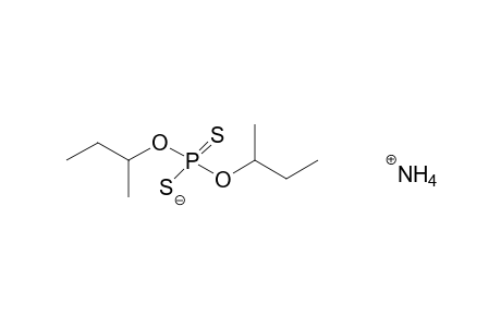 Phosphorodithioic acid, O,O-di-sec-butyl ester ammonium salt