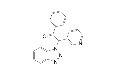 3-[1-(BENZOTRIAZOL-1-YL)-2-OXO-2-PHENETHYL]-PYRIDINE