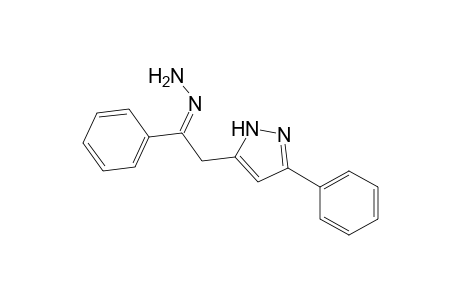 Ethanone, 1-phenyl-2-(3-phenyl-1H-pyrazol-5-yl)-, hydrazone