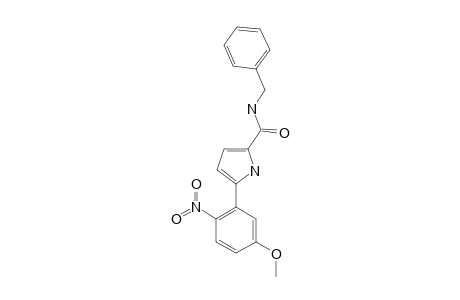 5-(5-METHOXY-2-NITROPHENYL)-1H-PYRROLE-2-N-BENZYL-CARBOXAMIDE