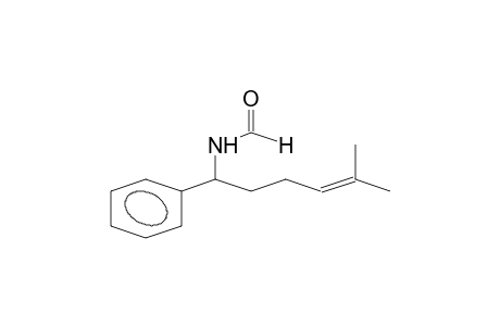 N-(5-methyl-1-phenyl-hex-4-enyl)formamide