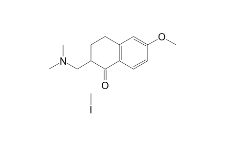 2-Dimethylaminomethyl-6-methoxy-3,4-dihydrohaphthalen-1(2H)-one methiodide