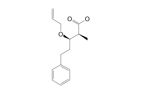 (2R,3S)-3-(ALLYLOXY)-2-METHYL-5-PHENYLPENTANOIC-ACID
