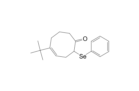 4-Cycloocten-1-one, 5-(1,1-dimethylethyl)-2-(phenylseleno)-