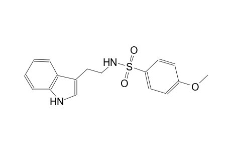 N-[2-(1H-indol-3-yl)ethyl]-4-methoxybenzenesulfonamide