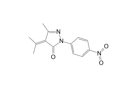 4-isopropylidene-5-methyl-2-(4-nitrophenyl)-2-pyrazolin-3-one