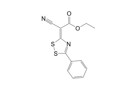Ethyl Cyano(5-phenyl-3H-1,2,4-dithiazol-3-ylidene)acetate