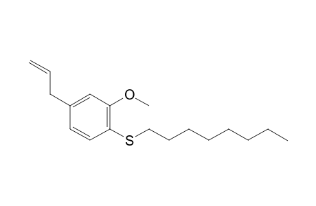 (4-allyl-2-methoxyphenyl)(octyl)sulfane