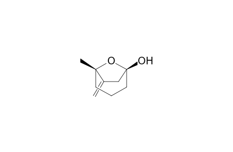 (1R*,5S*)-5-Methyl-6-methylene-8-oxabicyclo[3.2.1]octan-1-ol