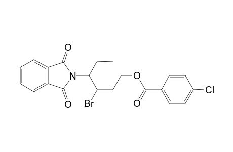 3-Bromo-4-(1,3-dioxoisoindolin-2-yl)hexyl 4-chlorobenzoate