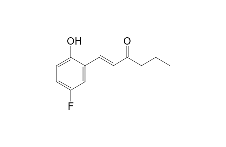 1-(5-fluoro-2-hydroxyphenyl)-trans-1-hexen-3-one