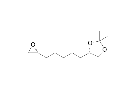 (4S,5R')-2,2-Dimethyl-4-(5-oxiranylpentyl)[1,3]dioxolane