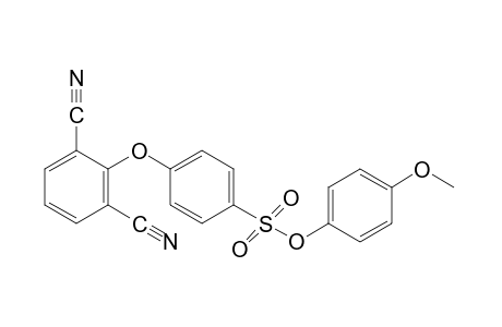 p-(2,6-dicyanophenoxy)benzenesulfonic acid, p-methoxyphenyl ester