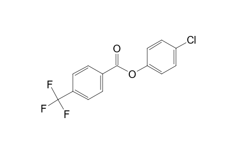 4-Trifluoromethylbenzoic acid, 4-chlorophenyl ester