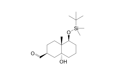 (2S,4aR,5S,8aR)-5-[tert-butyl(dimethyl)silyl]oxy-4a-methyl-8a-oxidanyl-1,2,3,4,5,6,7,8-octahydronaphthalene-2-carbaldehyde