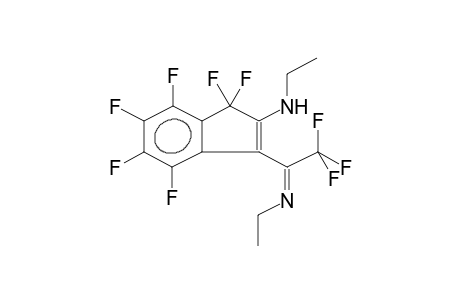 2-ETHYLAMINO-3-(1-ETHYLIMINO-2,2,2-TRIFLUOROETHYL)HEXAFLUOROINDENE