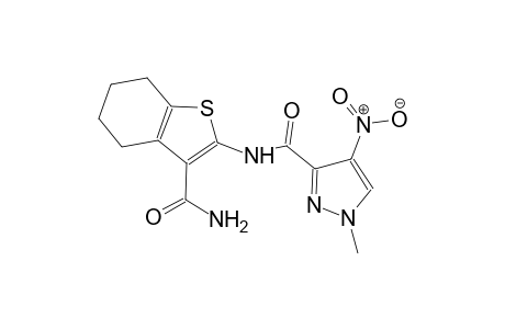 N-[3-(aminocarbonyl)-4,5,6,7-tetrahydro-1-benzothien-2-yl]-1-methyl-4-nitro-1H-pyrazole-3-carboxamide