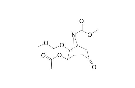 rac-Methyl 6-Acetoxy-7-(methoxymethoxy)-3-oxo-8-azabicyclo[3.2.1]octane-8-carboxylate
