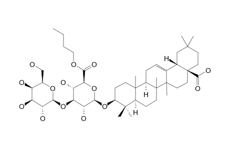 OLEANOLIC_ACID-3-O-[BETA-D-GALACTOPYRANOSL-(1->3)-BETA-D-GLUCURONOPYRANOSIDE-6-O-BUTYLESTER];CALENDULOSIDE_G_BUTYLESTER