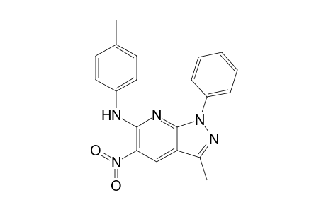 3-Methyl-6-(4-mehylphenylamino)-5-nitro-1-phenyl-1H-pyrazolo[3,4-b]pyridine