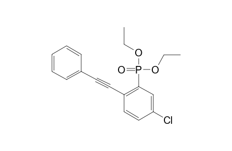 (5-Chloro-2-phenylethynyl-phenyl)-phosphonic Acid Diethyl Ester