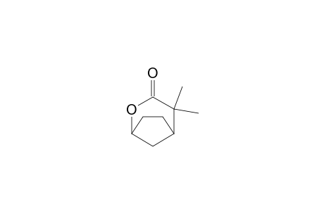 2-Oxabicyclo[3.2.1]octan-3-one, 4,4-dimethyl-, (.+-.)-