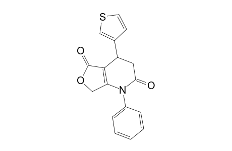 Furo[3,4-b]pyridine-2,5(1H,3H)-dione, 4,7-dihydro-1-phenyl-4-(3-thienyl)-