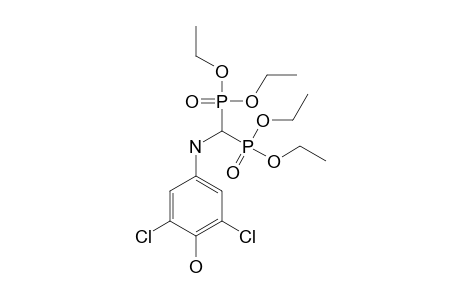 TETRAETHYL-(3,5-DICHLORO-4-HYDROXYPHENYLAMINO)-METHYLENE-BIS-PHOSPHONATE