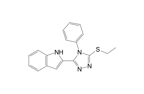 2-( 5'-Ethylthio-4'-phenyl-4h-[1,2,4]triazol-3'-yl)-1H-indole