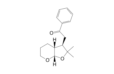 (3R,3aR,7aS)-2-(2,2-dimethylhexahydro-4H-furo[2,3-b]pyran-3-yl)-1-phenylethan-1-one