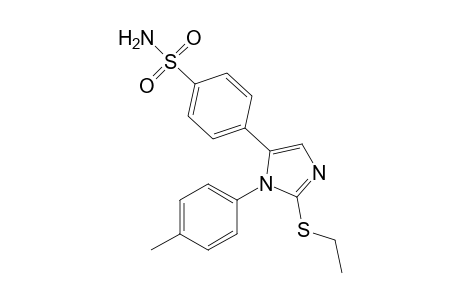 4 -[2 -Ethylthio -1 -(4 -methylphenyl)imidazol -5-yl]benzenesulfonamide