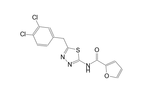 N-[5-(3,4-dichlorobenzyl)-1,3,4-thiadiazol-2-yl]-2-furamide