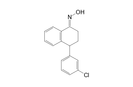 (NE)-N-[4-(3-chlorophenyl)-3,4-dihydro-2H-naphthalen-1-ylidene]hydroxylamine