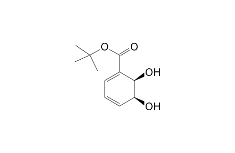(+)-t-Butyl (5S,6R)-5,6-dihydroxycyclohexa-1,3-dienecarboxylate