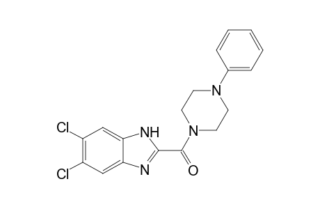 5,6-Dichloro-2-[(4-phenylpiperazin-1-yl)carbonyl]-1H-benzimidazole