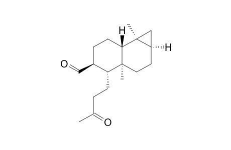 (1aR,3aS,4R,5S,7aR,7bS)-3a,7b-dimethyl-4-(3-oxidanylidenebutyl)-1a,2,3,4,5,6,7,7a-octahydro-1H-cyclopropa[a]naphthalene-5-carbaldehyde