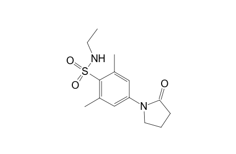 N-ethyl-2,6-dimethyl-4-(2-oxo-1-pyrrolidinyl)benzenesulfonamide