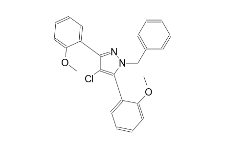 1-benzyl-4-chloro-3,5-bis(2-methoxyphenyl)-1H-pyrazole