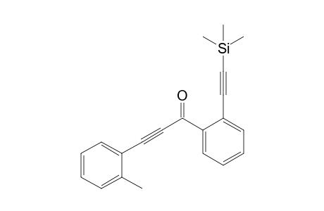 3-o-Tolyl-1-{2-[(trimethylsilyl)ethynyl]phenyl}prop-2-yn-1-one