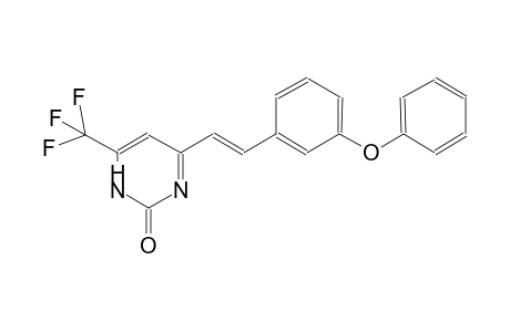 4-[(E)-2-(3-phenoxyphenyl)ethenyl]-6-(trifluoromethyl)-1H-pyrimidin-2-one