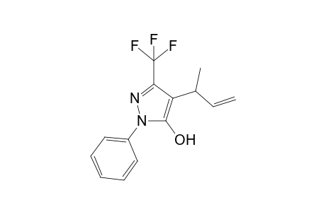 5-Hydroxy-1-phenyl-4-(1-methyl-2-propenyl)-3-triifluoromethylpyrazole