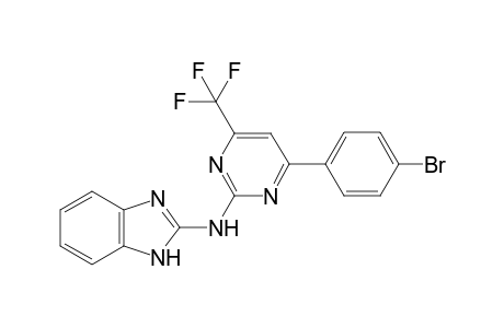 N-[6-(4-Bromophenyl)-4-(trifluoromethyl)pyrimidin-2-yl]-1H-benzo[d]imidazol-2-amine