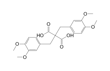 2,2-bis[(3,4-dimethoxyphenyl)methyl]propanedioic acid